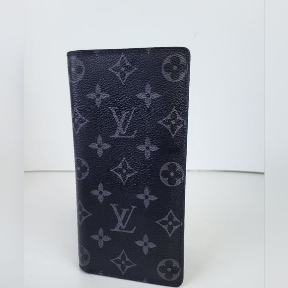 Louis Vuitton Zippy Wallet Verdical Monogram Eclipse - Picture 1 of 5
